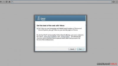 Oracle has decided to displace Ask with Yahoo! in Java updates