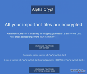 Alpha Crypt