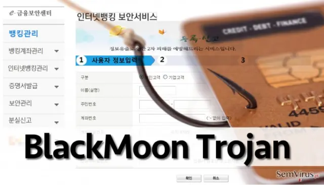 BlackMoon malware redirects to phishing websites