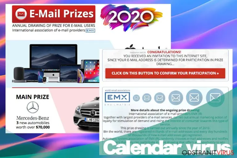 Calendar virus versions