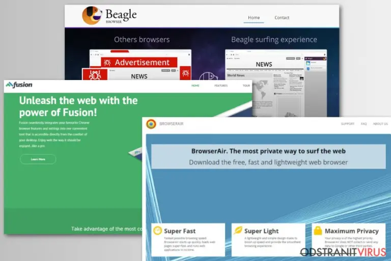 Chromium fake browser examples