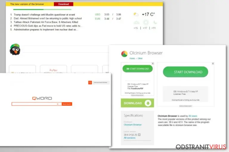 Chromium fake browsers