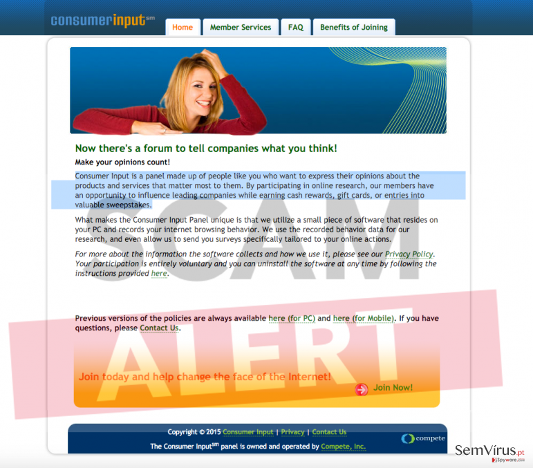 Consumer Input ads may appear because of this Consumer Input adware Consumer Input ads may appear because of this Consumer Input adware