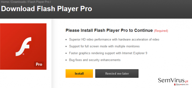 obrázek pro virus Flash Player Pro obrázek pro virus Flash Player Pro