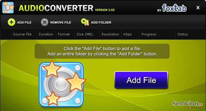 obrázek pro FoxTab Audio Converter obrázek pro FoxTab Audio Converter