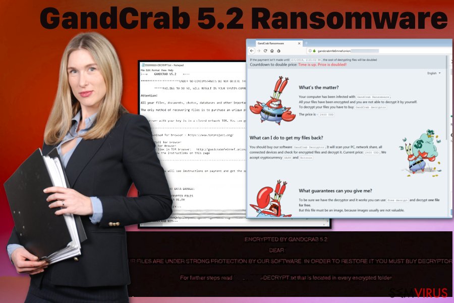 Ransomwarový virus GandCrab 5.2