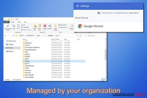 Virus prohlížeče Chrome "Spravováno vaší organizací"