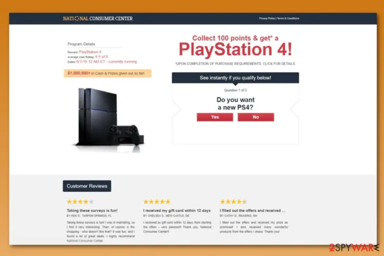 National Consumer Center ads example