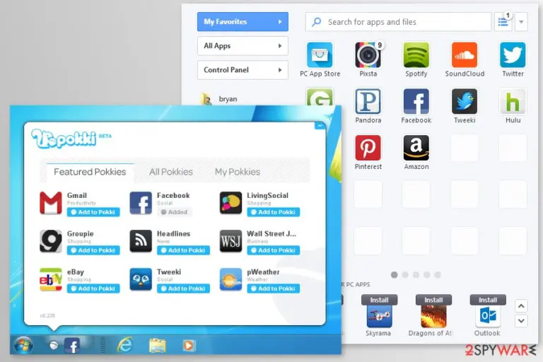 Pokki app screenshots