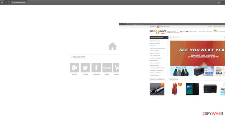 The image showing trustedstart.net virus